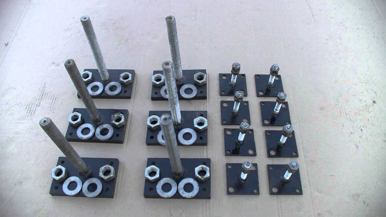 Анкерные болты для установки СМР1 - YouTube