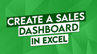 How to Create a Stunning Interactive Dashboard in Excel! Sales Excel Dashboard - Crash Course