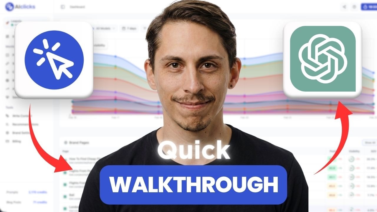 Thumbnail of the official AIclicks YouTube video