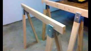 Saw Horse Table Build Pt 1of 2
