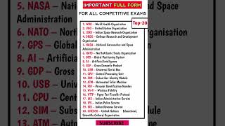 Important Full Form IAS PCS DM  UPSC #police #fullform #administration #ias#pcs#gk #education#shorts