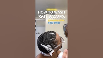 How To Wash 360 Waves 🌊 Wash and Style!