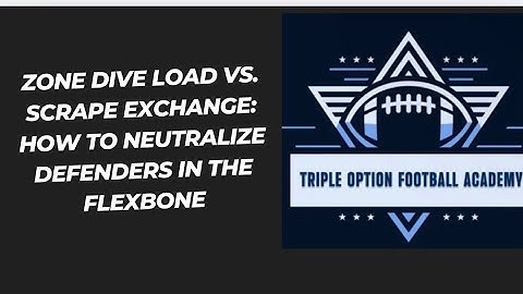 Zone Dive Load vs. Scrape Exchange: How to Neutralize Defenders in the Flexbone