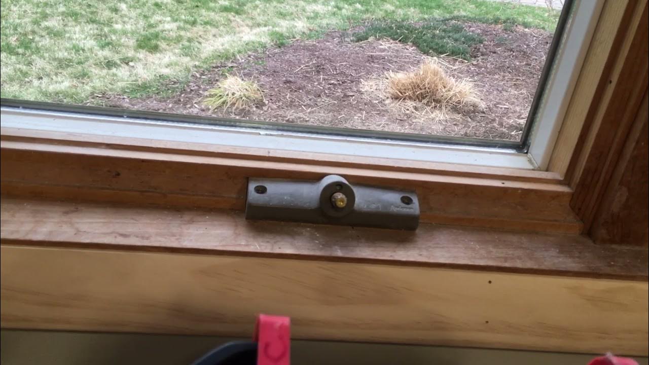 Remove older Andersen window crank cover YouTube