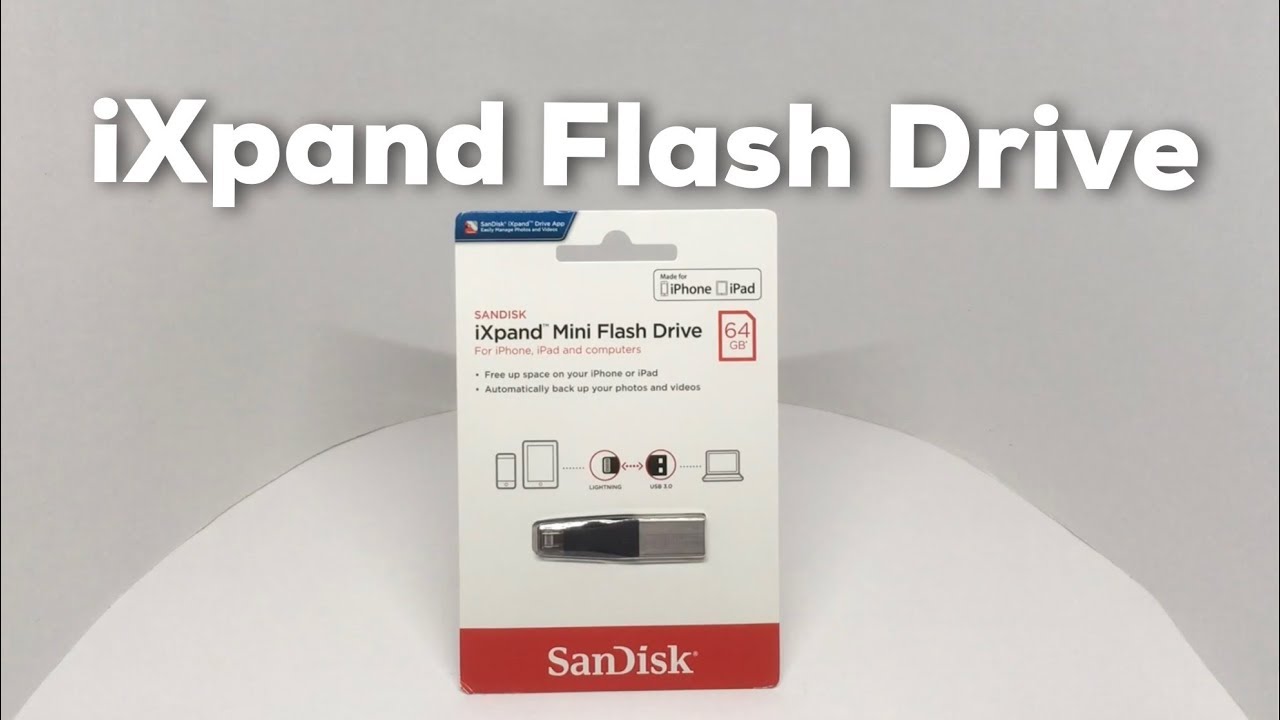 Pendrive 64GB iXpand Mini para IOS SanDisk