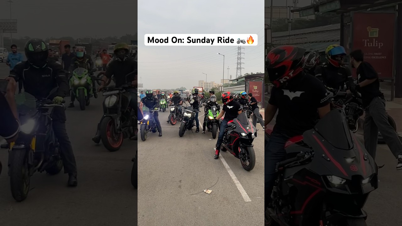 Mood On: Sunday Ride 🏍️🔥 