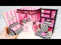 DIY Miniature Cardboard House #15    Victoria&#39;s Secret Style Bedroom ^ −☆