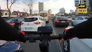 Navee N65 Electric Scooter VS Istanbul Traffic Jam (Environment Sound Only) 4K