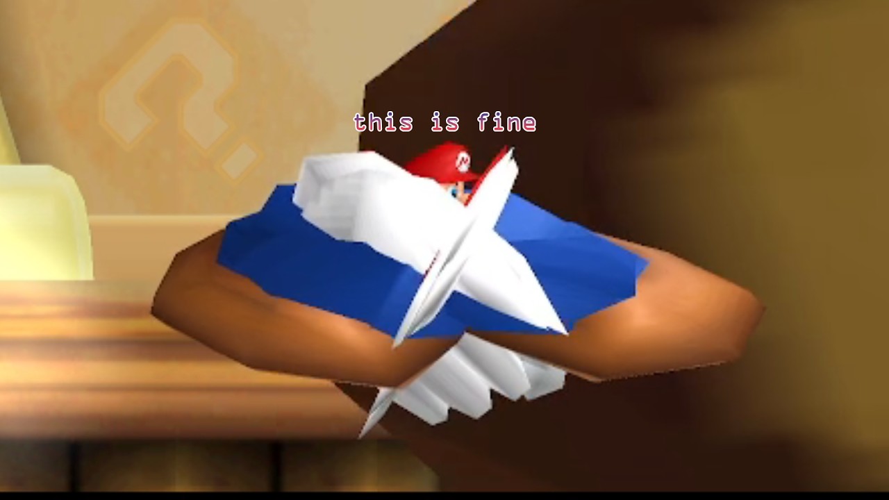 Mario Wii but I Corrupted it too Much...