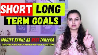 Short Term and Long Term Goals, Specific Target set kare,Tanvi Bhasin, Career Coach