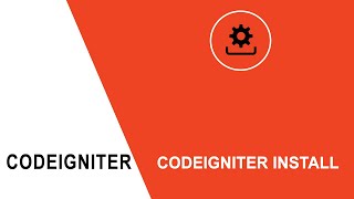 how to install or setup codeigniter 3 in localhost