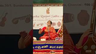 Simhendramadhyamam Swaram - Rasika Ranjani Sabha concert by Sreeranjane Kaushik #shorts #swara #fast