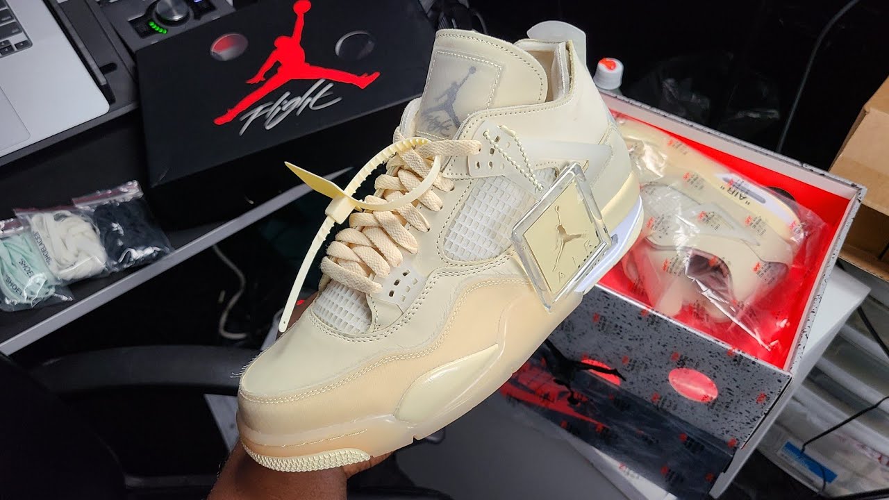 neymar jordan 4 off white