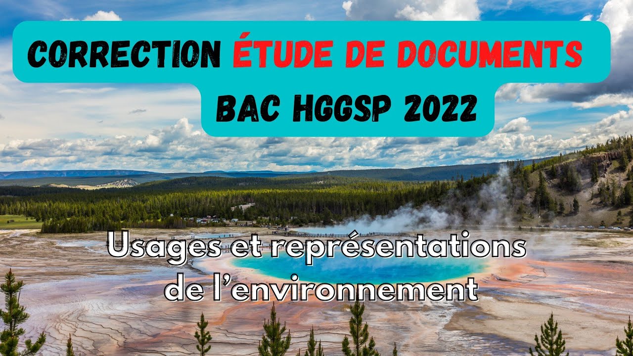 dissertation hggsp environnement