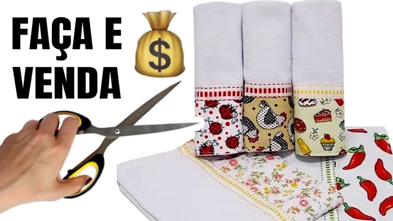 PANOS DE PRATO - 5 IDEIAS INCRÍVEIS PARA FAZER, DECORAR E VENDER! SHOW DE ARTESANATO