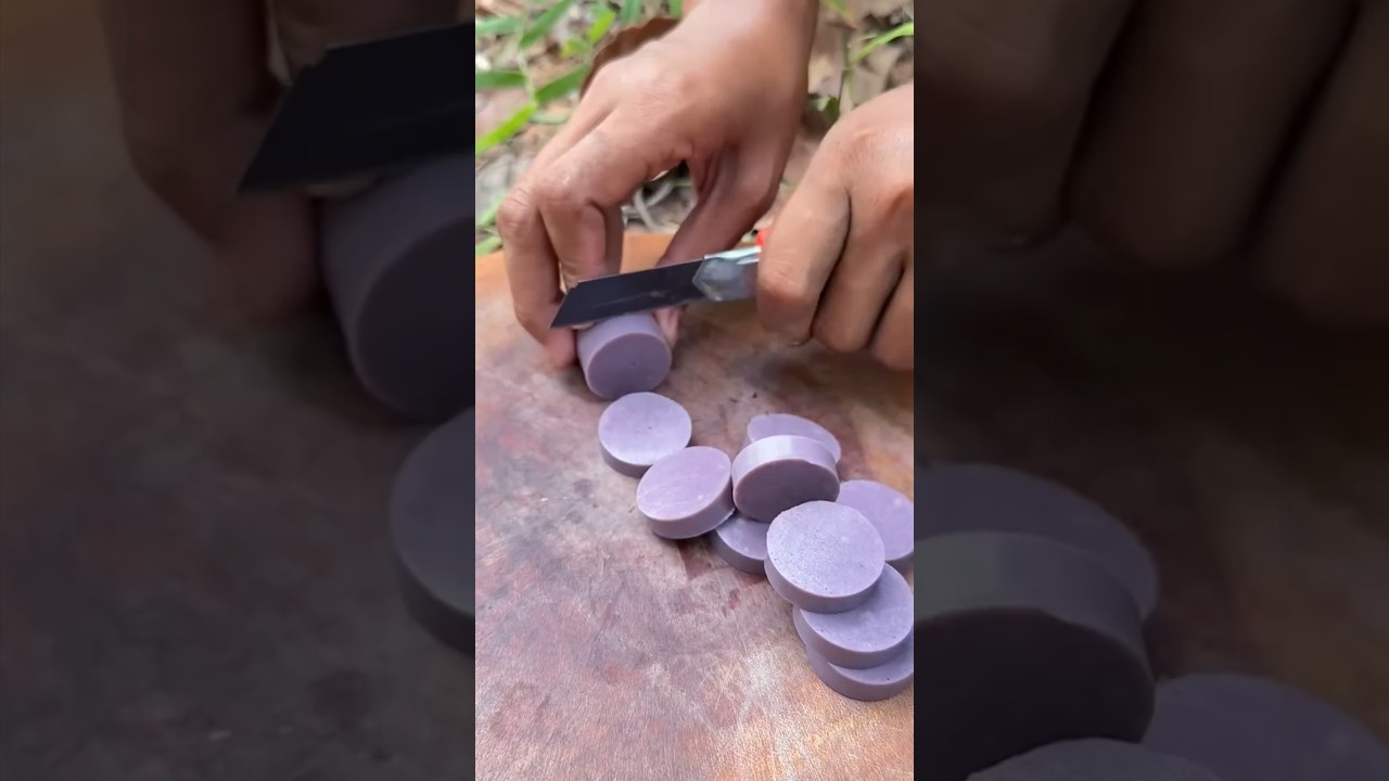 Peaceful Nature Craft 🌿 | Making Small Soaps 