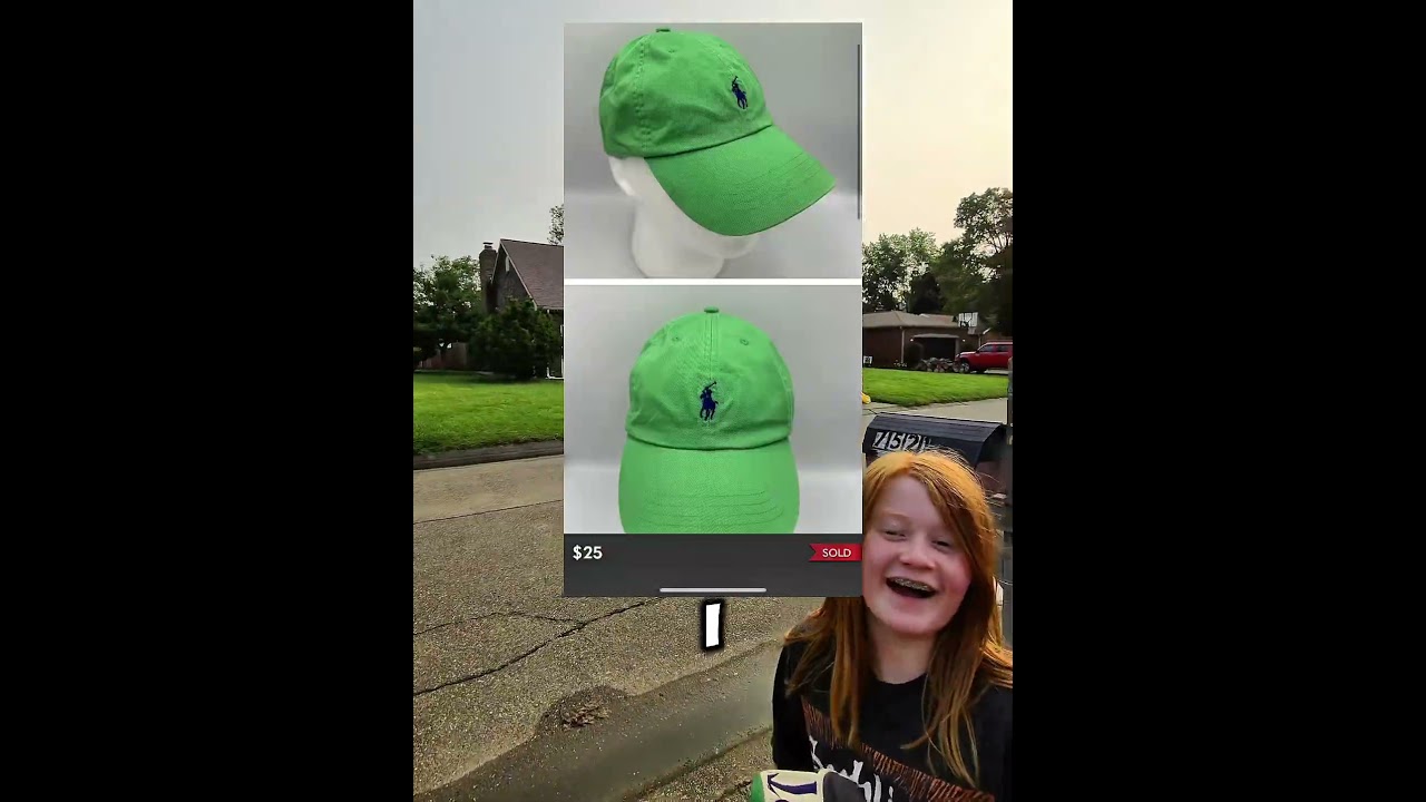 Reselling hats for profit 