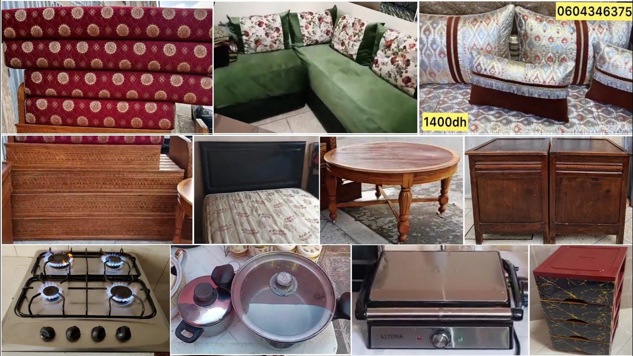 أثاث للبيع💥هميزات اليوم خطيرة بأثمنة مناسبة💥طابلة الصالون💥اواني متنوعة💥ناموسية💥و المزيد من الهميزات💥