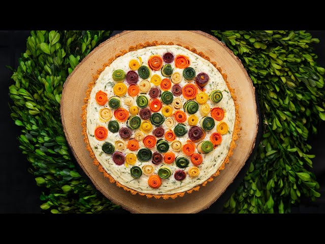 Vegetable Rose Tart • Tasty