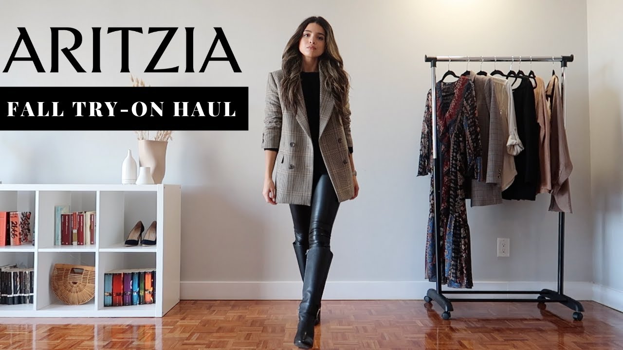 FALL HAUL | ARITZIA TRY-ON HAUL | Samantha Guerrero - YouTube