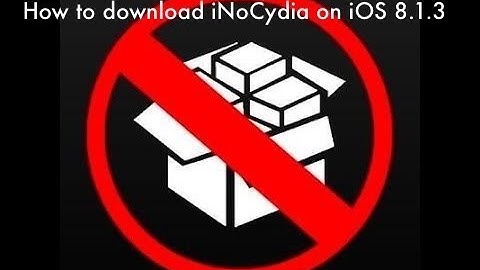 How to download iNoCydia on iOS 8.1.3