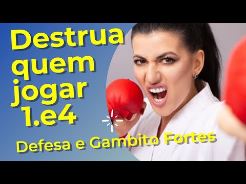 A melhor defesa de pretas contra 1.e4! 