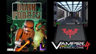 Apollo Vampire V4 Standalone 68080 LucasArts Star Wars: Dark Forces running native on Coffin Distro