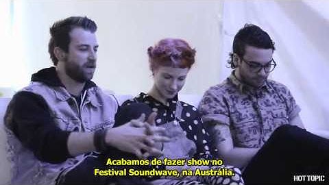 Paramore - Hot Topic Interview [LEGENDADO] paramore.com.br