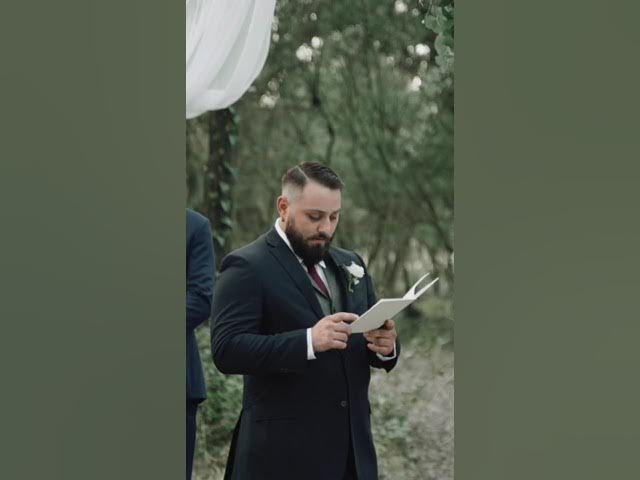 Florida groom goes viral for controversial wedding vows