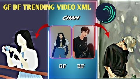 Gf Bf Video Editing Tutorial ||New Trend Cham Cham Cham Tiktok Video Edit || Cham Cham Cham Xml