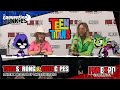 Teen Titans Stars Tara Strong (Raven) & Greg Cipes (Beast Boy) Fan Expo Canada 2019 Panel