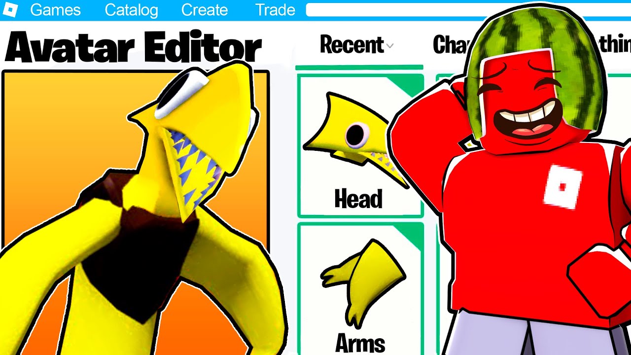 Yellow Rainbow Friends  Roblox Item - Rolimon's