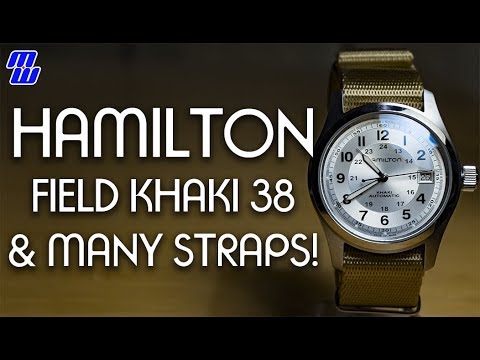 Many Different Straps on the Hamilton Field Khaki 38mm! (Silver Dial ...