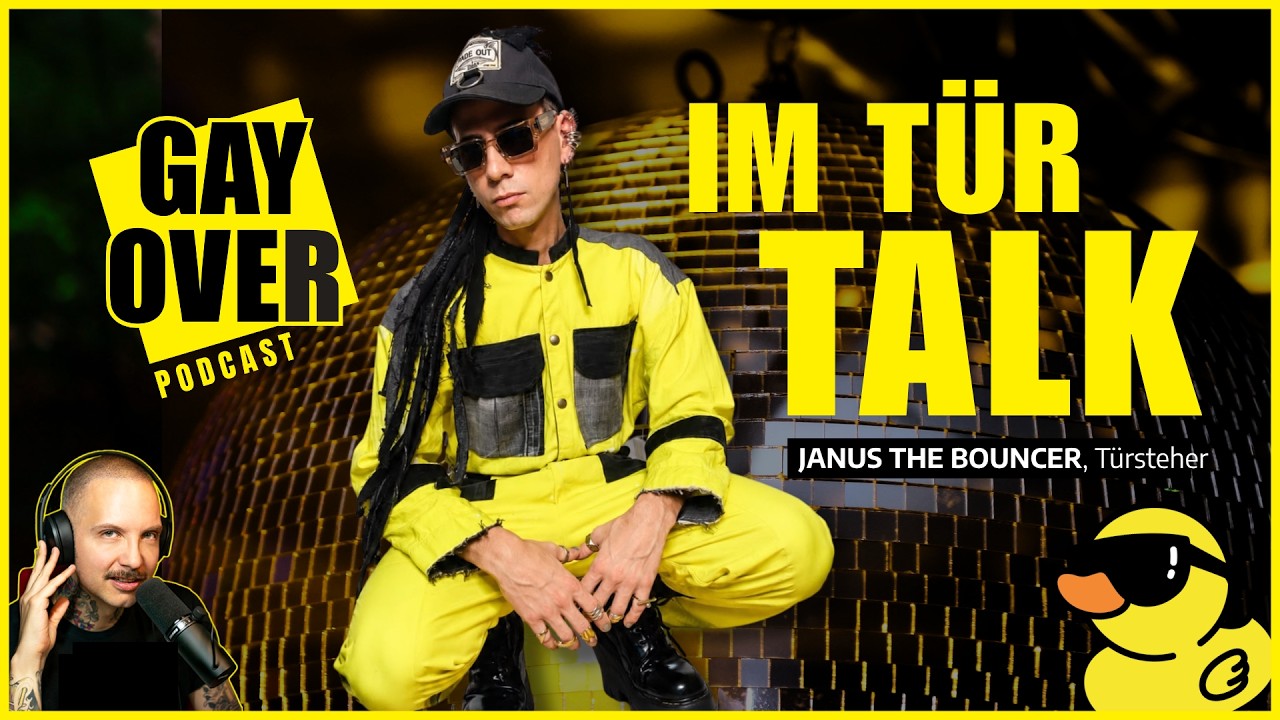 Janus, ein Exzess-Betreuer im Real Talk! 10 Jahre Türsteher in Berlin | GAY OVER
