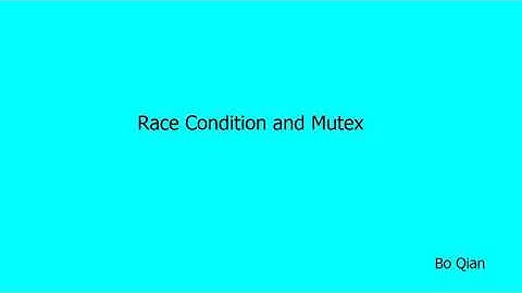 Data Race and Mutex(Threading)