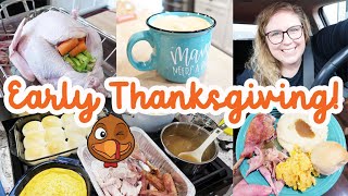 ✨ SUPER PRODUCTIVE WEEKEND PREP! 🍗 AN EARLY THANKSGIVING DINNER 😀