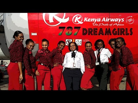 Kenya Airways 787 Dreamgirls 