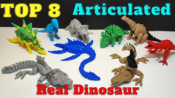 Top 8 Articulated Real Dinosaur| 3D Printing