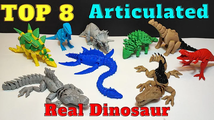 Top 8 Articulated Real Dinosaur| 3D Printing