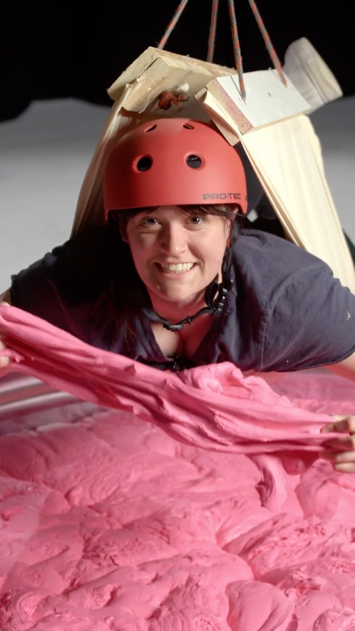 What's Inside This Giant Slime Container?