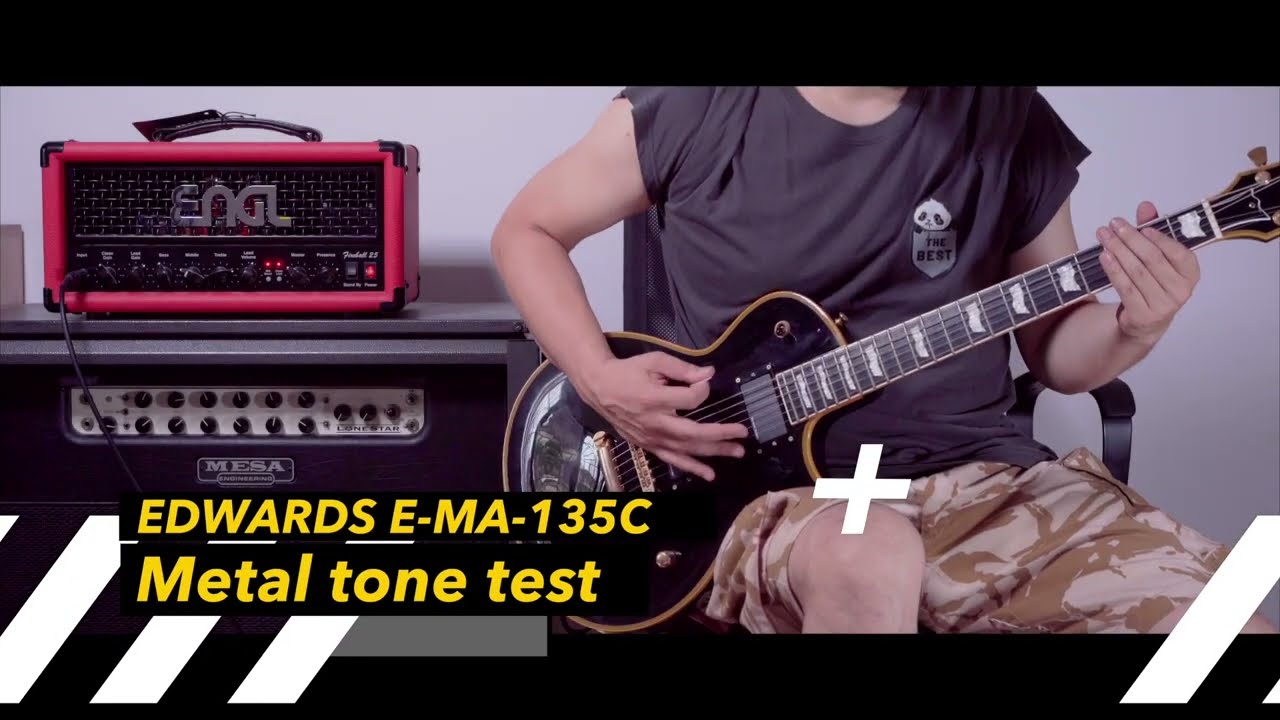 ESP Edwards E-MA-135C | Metal Tone Test - YouTube