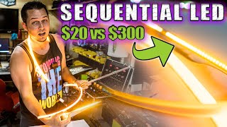 Cheap vs EXPENSIVE Sequential LED Strips