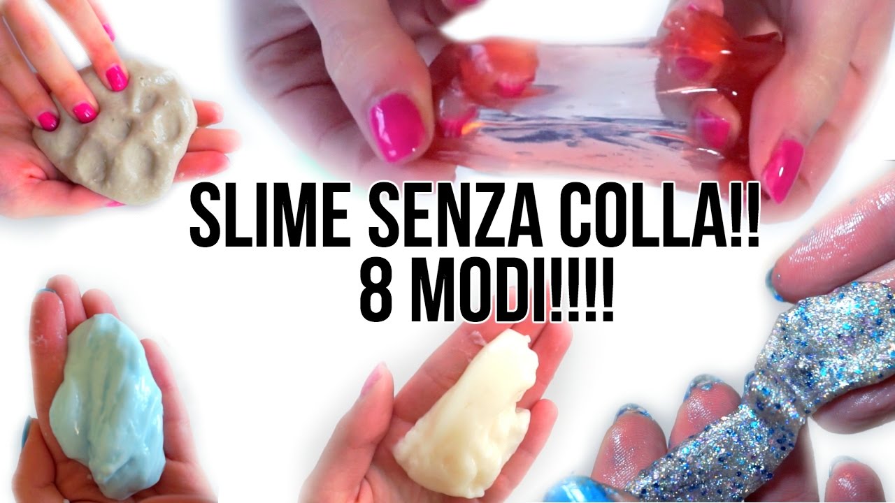 Come Fare Lo Slime Senza Colla Senza Acido Borico Detersivo Schiuma Da Barba Anita Stories Youtube