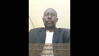 GGINGO MOHAMMED OKUVA MU SSIGA LYA BAKAZILWENDO SSEMANDWA E BUMPENJE