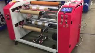 4 shaft automatic change baby roll stretch wrap slitting rewinder machine-PPD
