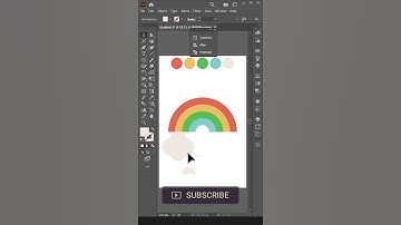 Create a Stunning 7-Colored Rainbow in Adobe Illustrator | 3D Inflated Effect Tutorial