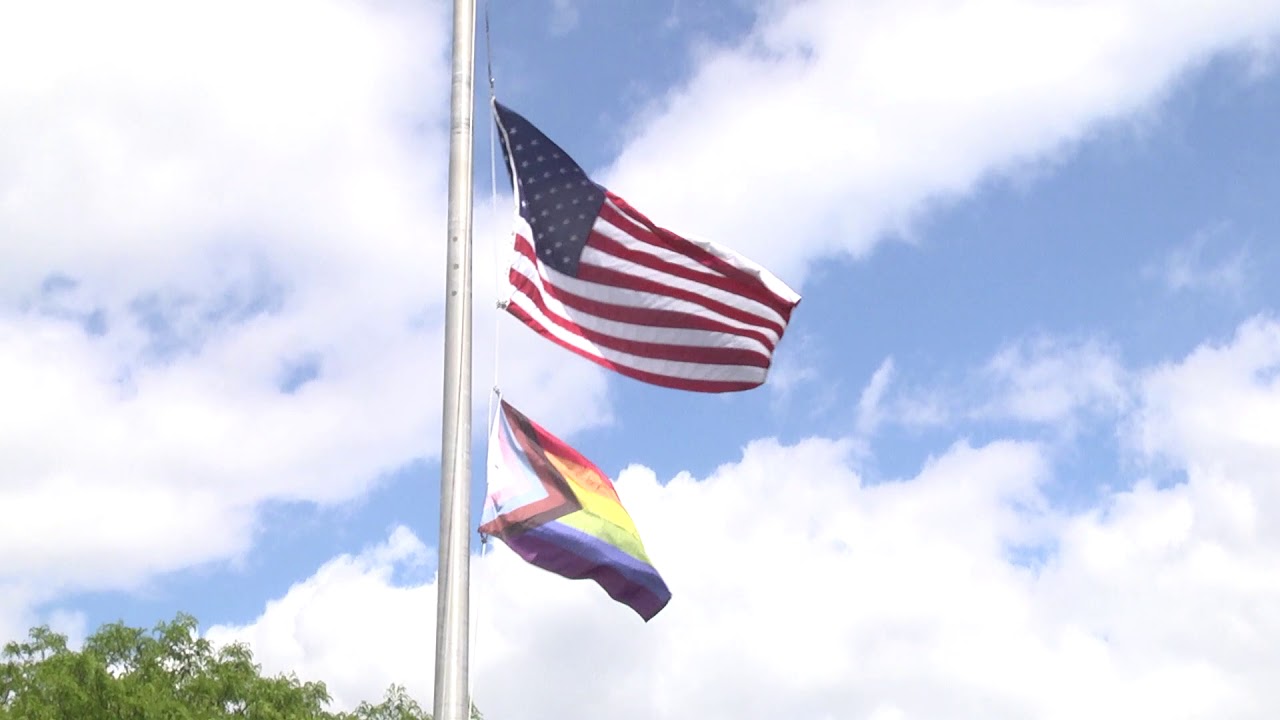 2020 Progress Flag Raising at Bentley