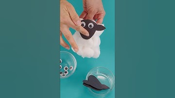 Old Macdonald had a PAPER SHEEP! 🐏 Craft Videos with Ms Appleberry #shorts