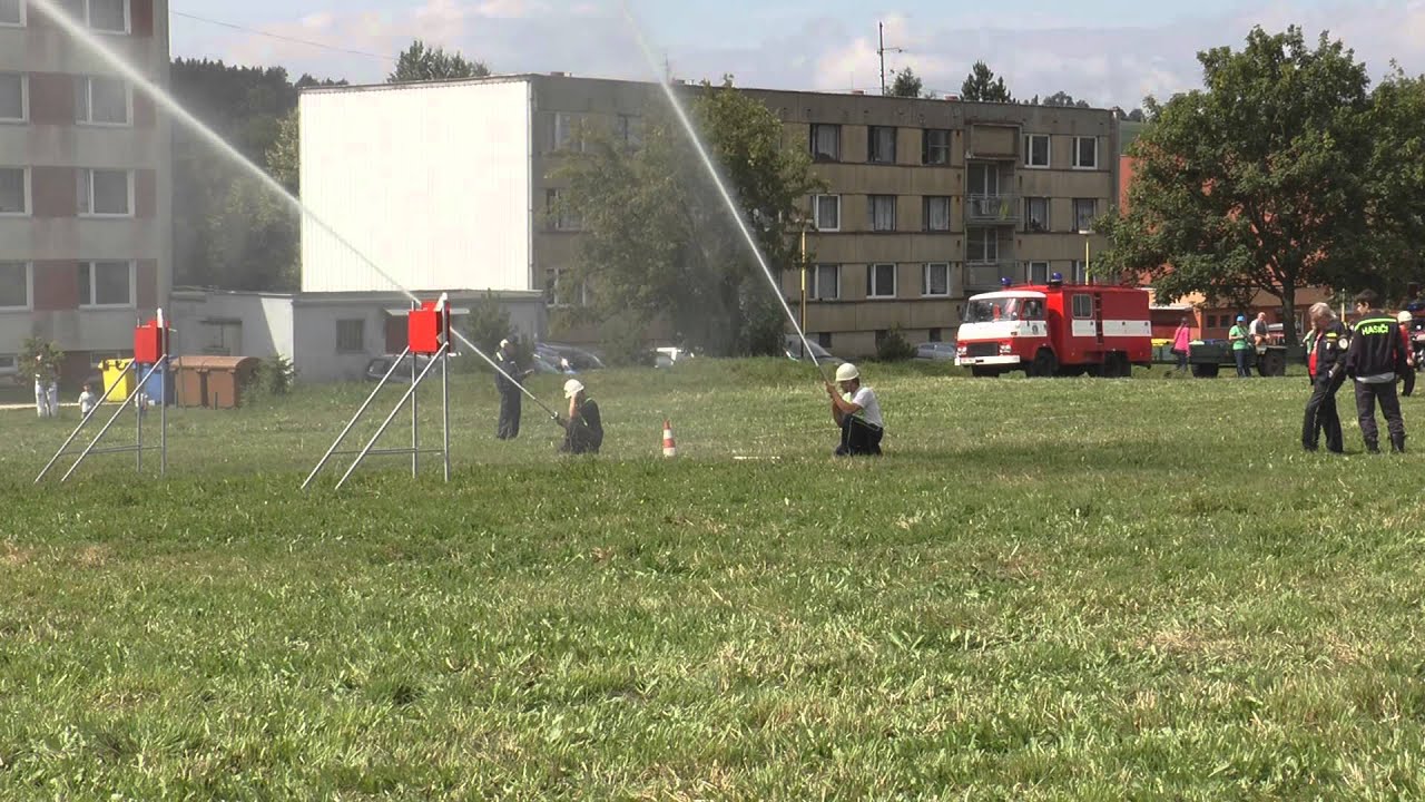Závody dobrovolných hasičů Verneřice, okr. Děčín
