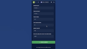Create a Token Airdrop Website #crypto #token #bitcoin  #cryptocurrency